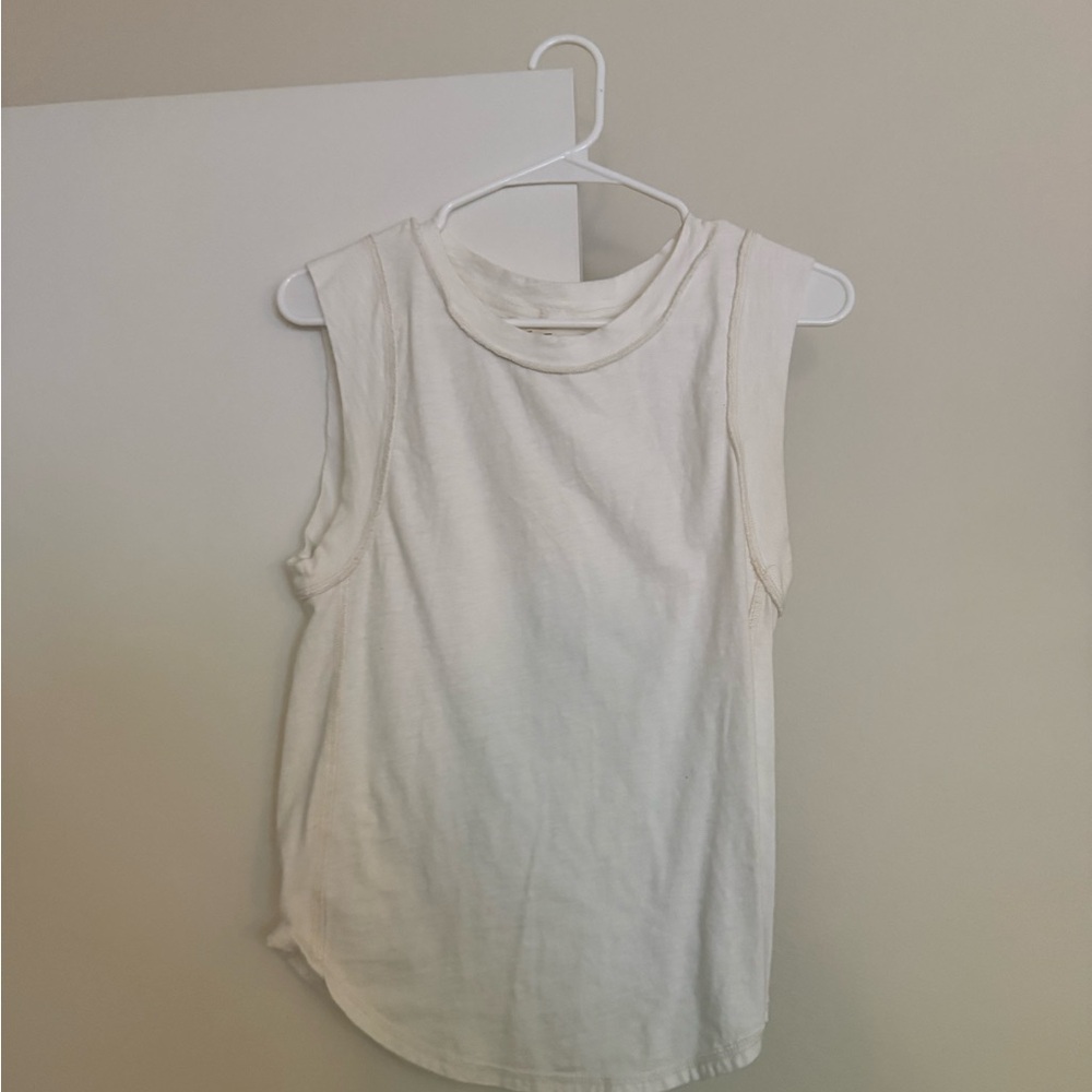 We The Free Cream Sleeveless Top